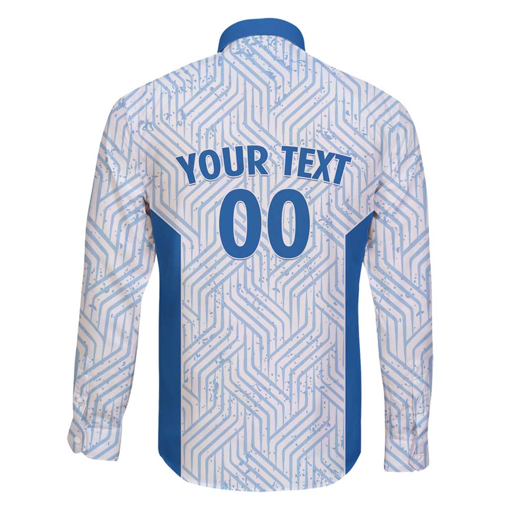 Hellas Basketball Custom Family Matching Long Sleeve Bodycon Dress and Hawaiian Shirt Go Greece White Version - Wonder Print Shop