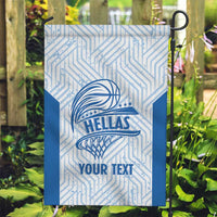 Hellas Basketball Custom Garden Flag Go Greece White Version - Wonder Print Shop