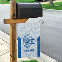 Hellas Basketball Custom Garden Flag Go Greece White Version - Wonder Print Shop