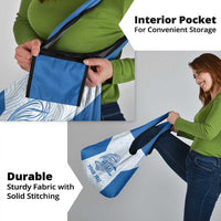 Hellas Basketball Custom Grocery Bag Go Greece White Version - Wonder Print Shop