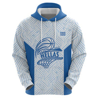 Hellas Basketball Custom Hoodie Go Greece White Version - Wonder Print Shop