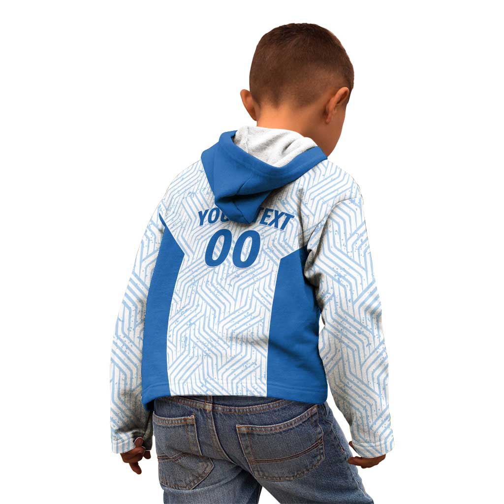 Hellas Basketball Custom Kid Hoodie Go Greece White Version - Wonder Print Shop