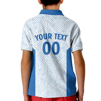 Hellas Basketball Custom Kid Polo Shirt Go Greece White Version - Wonder Print Shop