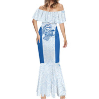 Hellas Basketball Custom Mermaid Dress Go Greece White Version - Wonder Print Shop