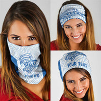 Hellas Basketball Custom Neck Gaiter Go Greece White Version - Wonder Print Shop