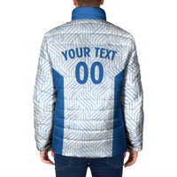 Hellas Basketball Custom Padded Jacket Go Greece White Version - Wonder Print Shop