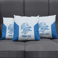 Hellas Basketball Custom Pillow Cover Go Greece White Version - Wonder Print Shop
