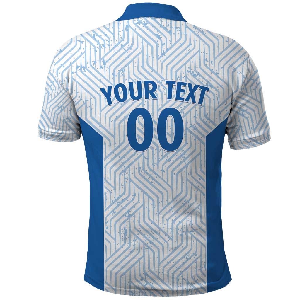 Hellas Basketball Custom Polo Shirt Go Greece White Version - Wonder Print Shop