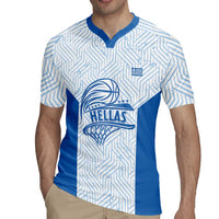 Hellas Basketball Custom Rugby Jersey Go Greece White Version - Wonder Print Shop