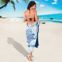 Hellas Basketball Custom Sarong Go Greece White Version - Wonder Print Shop