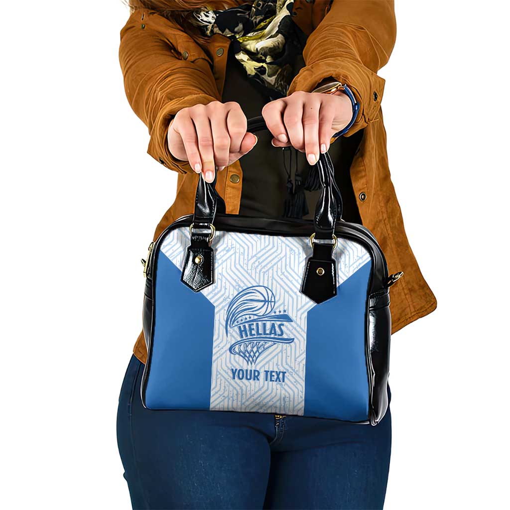 Hellas Basketball Custom Shoulder Handbag Go Greece White Version - Wonder Print Shop