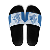 Hellas Basketball Custom Slide Sandals Go Greece White Version - Wonder Print Shop