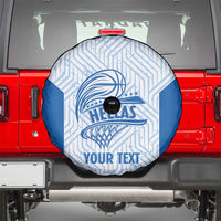 Hellas Basketball Custom Spare Tire Cover Go Greece White Version - Wonder Print Shop