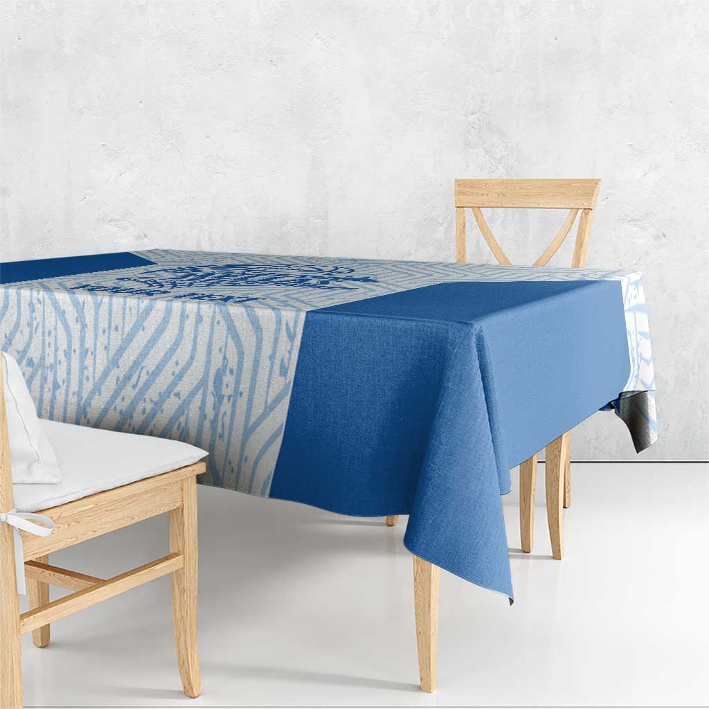 Hellas Basketball Custom Tablecloth Go Greece White Version - Wonder Print Shop