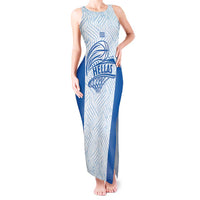 Hellas Basketball Custom Tank Maxi Dress Go Greece White Version - Wonder Print Shop