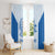 Hellas Basketball Custom Window Curtain Go Greece White Version - Wonder Print Shop