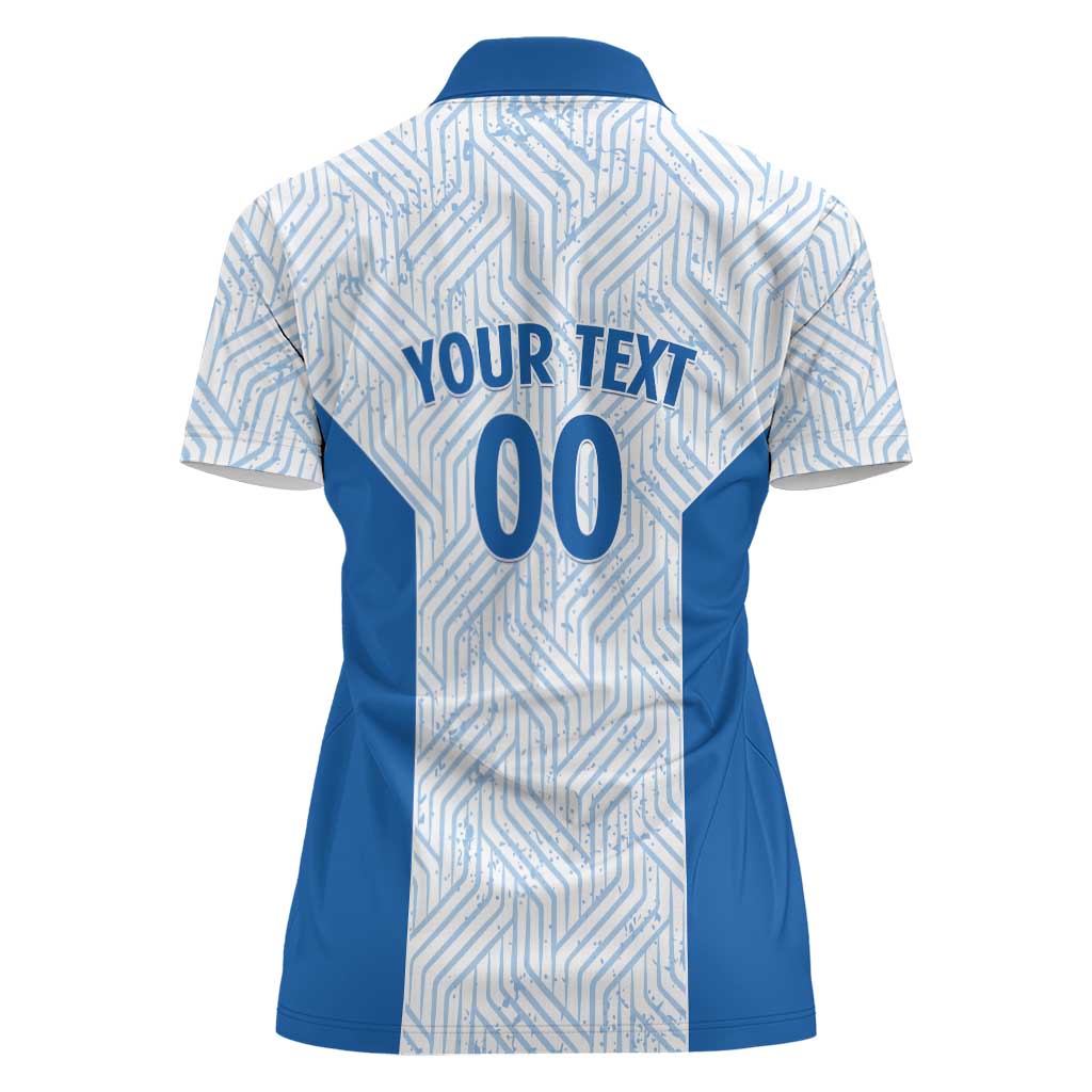 Hellas Basketball Custom Women Polo Shirt Go Greece White Version - Wonder Print Shop