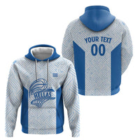 Hellas Basketball Custom Zip Hoodie Go Greece White Version - Wonder Print Shop