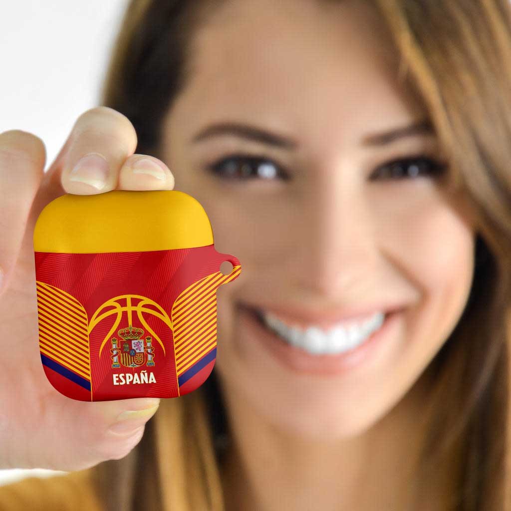 Spain Basketball AirPods Case La Roja Go Champions - Wonder Print Shop