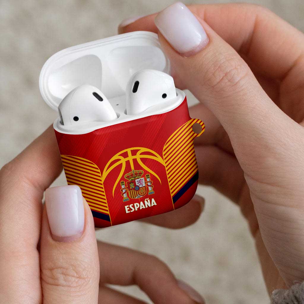 Spain Basketball AirPods Case La Roja Go Champions - Wonder Print Shop