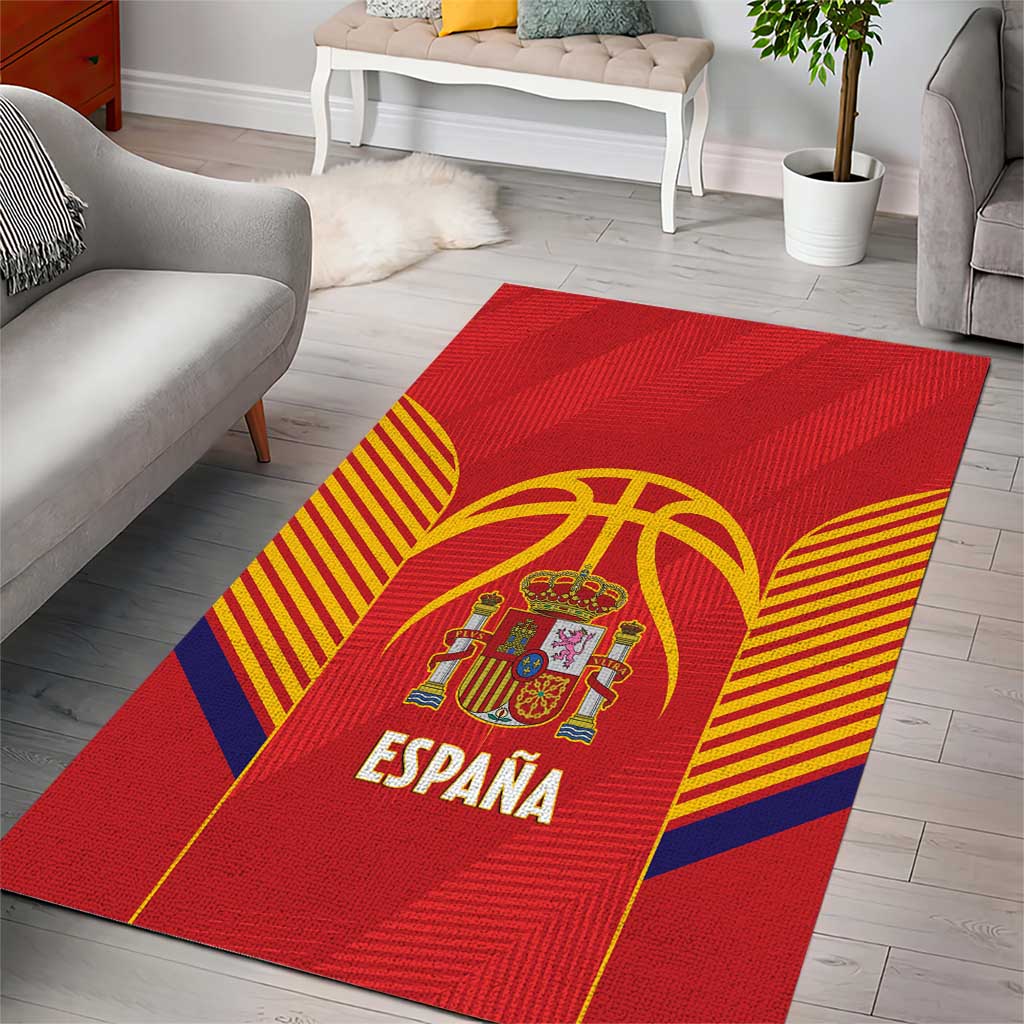 Spain Basketball Area Rug La Roja Go Champions - Wonder Print Shop