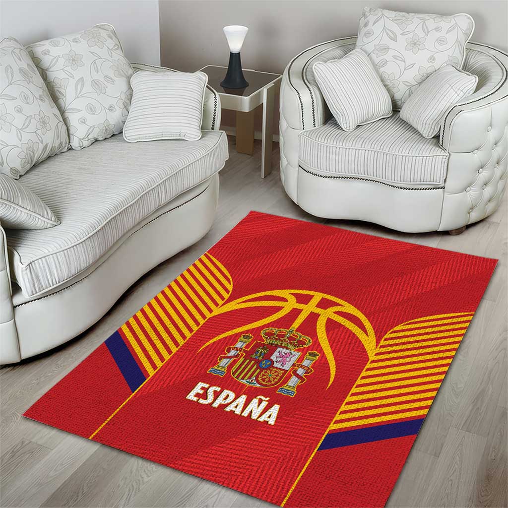Spain Basketball Area Rug La Roja Go Champions - Wonder Print Shop