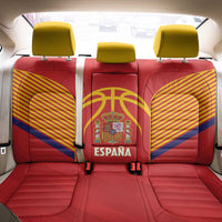 Spain Basketball Back Car Seat Cover La Roja Go Champions - Wonder Print Shop