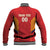 Spain Basketball Custom Baseball Jacket La Roja Go Champions - Wonder Print Shop