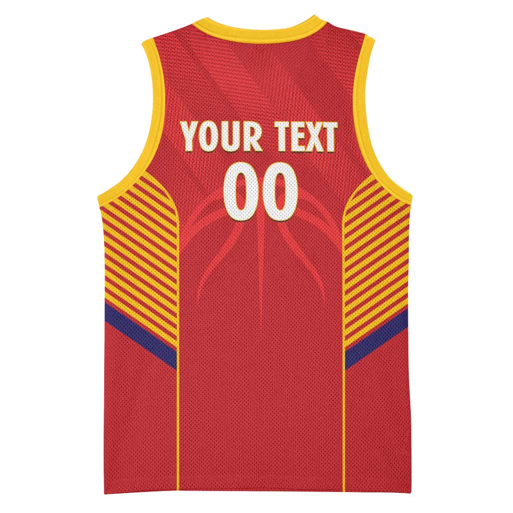 Spain Basketball Custom Basketball Jersey La Roja Go Champions - Wonder Print Shop