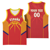 Spain Basketball Custom Basketball Jersey La Roja Go Champions - Wonder Print Shop