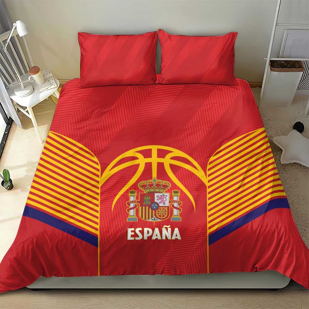 Spain Basketball Bedding Set La Roja Go Champions - Wonder Print Shop
