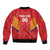 Spain Basketball Custom Bomber Jacket La Roja Go Champions - Wonder Print Shop