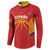 Spain Basketball Custom Button Sweatshirt La Roja Go Champions - Wonder Print Shop