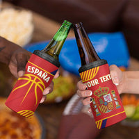Spain Basketball Custom 4 in 1 Can Cooler Tumbler La Roja Go Champions - Wonder Print Shop