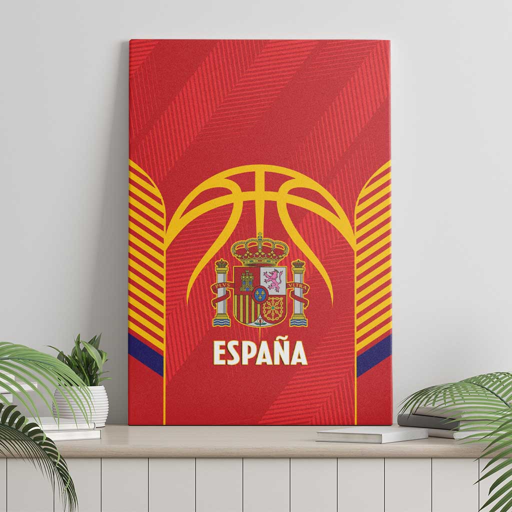 Spain Basketball Canvas Wall Art La Roja Go Champions - Wonder Print Shop