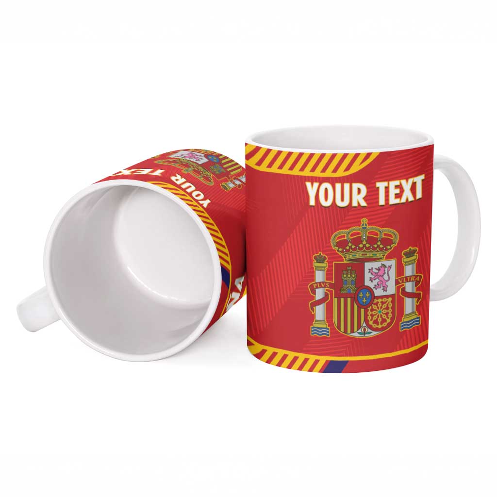 Spain Basketball Custom Ceramic Mug La Roja Go Champions - Wonder Print Shop