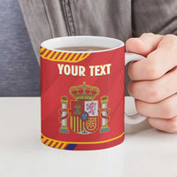 Spain Basketball Custom Ceramic Mug La Roja Go Champions - Wonder Print Shop