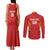 Spain Basketball Custom Couples Matching Tank Maxi Dress and Long Sleeve Button Shirt La Roja Go Champions - Wonder Print Shop