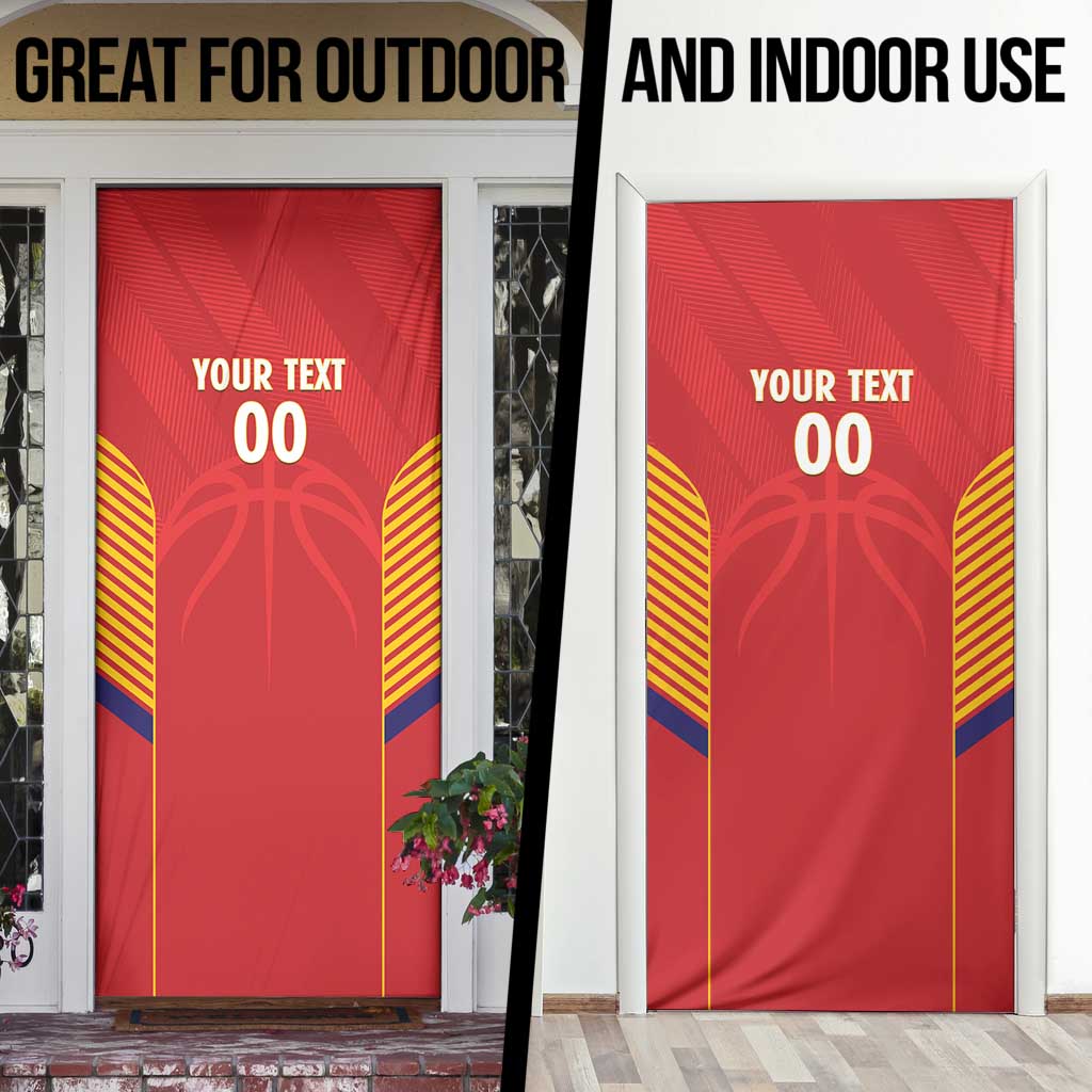 Spain Basketball Door Cover La Roja Go Champions - Wonder Print Shop