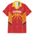 Spain Basketball Custom Family Matching Mermaid Dress and Hawaiian Shirt La Roja Go Champions - Wonder Print Shop