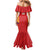 Spain Basketball Custom Family Matching Mermaid Dress and Hawaiian Shirt La Roja Go Champions - Wonder Print Shop