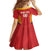 Spain Basketball Custom Family Matching Puletasi and Hawaiian Shirt La Roja Go Champions - Wonder Print Shop