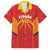Spain Basketball Custom Family Matching Puletasi and Hawaiian Shirt La Roja Go Champions - Wonder Print Shop