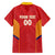 Spain Basketball Custom Family Matching Short Sleeve Bodycon Dress and Hawaiian Shirt La Roja Go Champions - Wonder Print Shop
