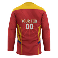 Spain Basketball Custom Hockey Jersey La Roja Go Champions - Wonder Print Shop