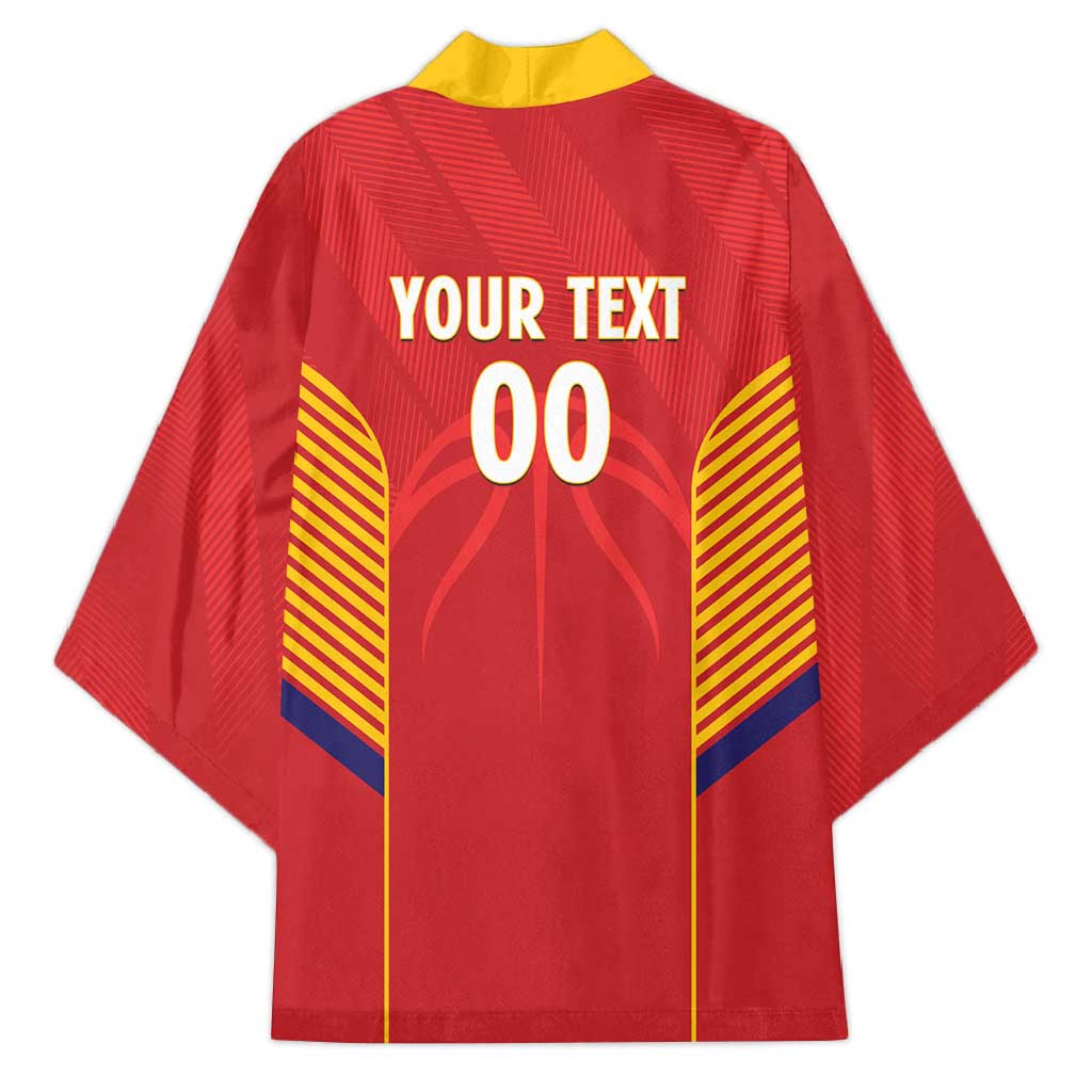 Spain Basketball Custom Kimono La Roja Go Champions - Wonder Print Shop