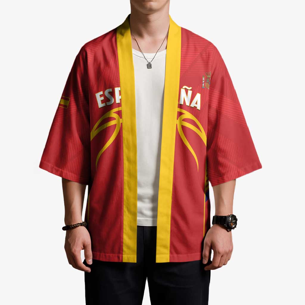 Spain Basketball Custom Kimono La Roja Go Champions - Wonder Print Shop