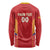 Spain Basketball Custom Long Sleeve Shirt La Roja Go Champions - Wonder Print Shop