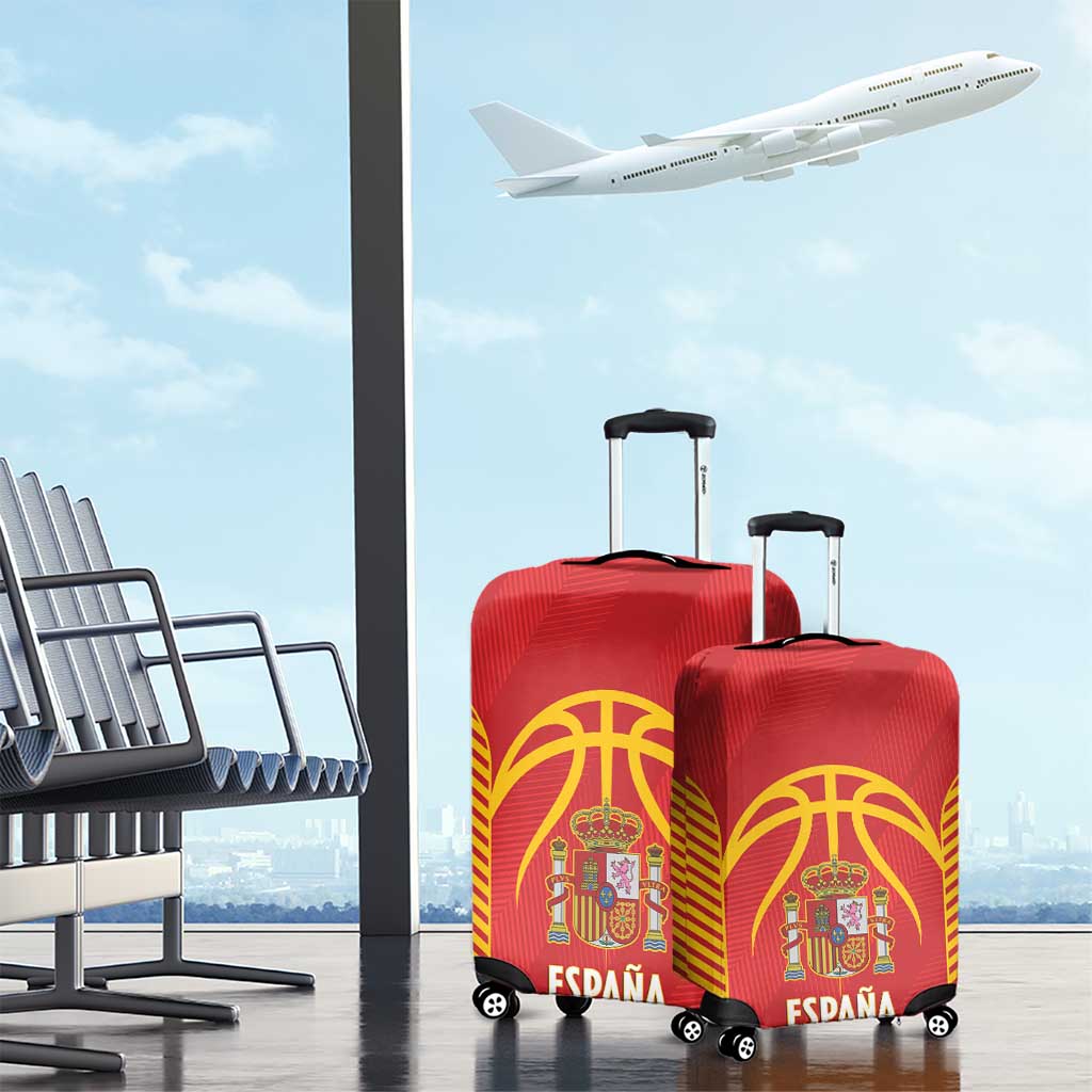 Spain Basketball Luggage Cover La Roja Go Champions - Wonder Print Shop