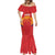 Spain Basketball Custom Mermaid Dress La Roja Go Champions - Wonder Print Shop